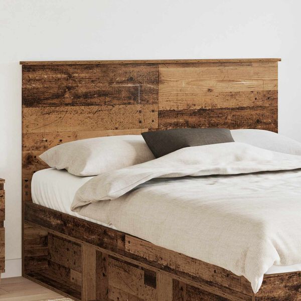 vidaXL Headboard Old Wood Engineered Wood