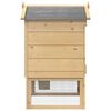 vidaXL Chicken Coop Brown 75 x 60 x 89 cm Solid Pine Wood