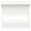 vidaXL Roller Shutter Aluminium 100x100 cm White