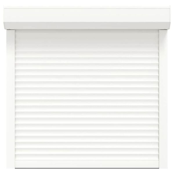 vidaXL Roller Shutter Aluminium 100x100 cm White