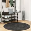 vidaXL Shaggy Rug PAMPLONA High Pile Modern Anthracite &Oslash; 160 cm