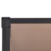 vidaXL Door Canopy Black 199x90 cm Polycarbonate