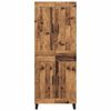 vidaXL Highboard Old Wood 69.5 x 34 x 180 cm Engineered Wood