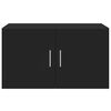 vidaXL Wall Cabinet Black 70x42.5x40 cm Engineered Wood