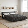 vidaXL Summer Duvet Quilted Anthracite 220 x 240 cm Microfiber