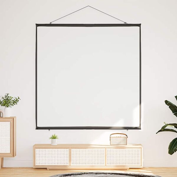 vidaXL Projection Screen Wall-Hanging 89 Inch 1:1