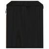 vidaXL Wall Cabinet Black 60x30x35 cm Solid Wood Pine