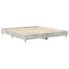 vidaXL Bed Frame No Mattress Concrete Grey 200x200 cm Engineered Wood