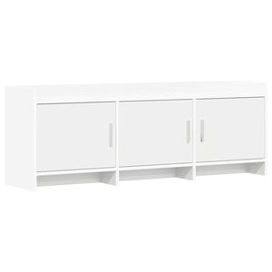 vidaXL TV Cabinet 130 x 33 x 47 cm White Engineered Wood