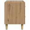 vidaXL Bed Cabinet Artisan Oak 40 x 35 x 47.5cm Engineered Wood