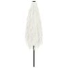 vidaXL Garden Parasol with Steel Pole White 248x248x248 cm