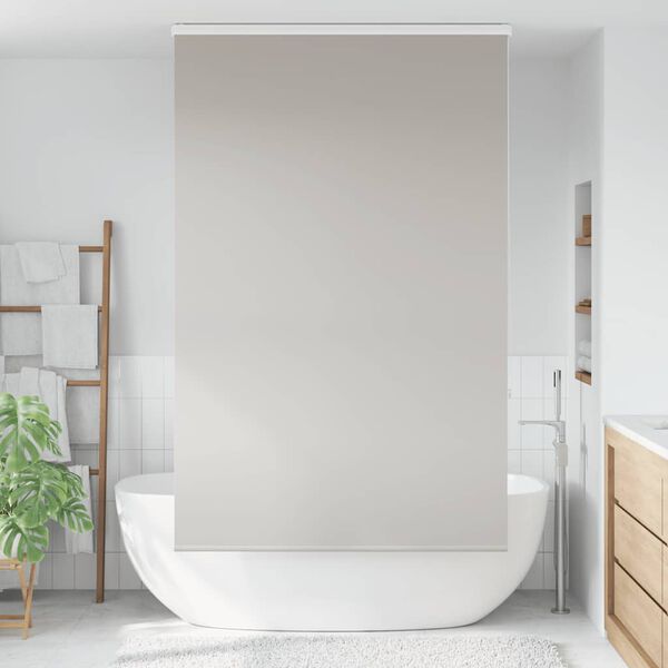 vidaXL Shower Roller Blind with Cassette 130x240 cm Fabric Width 126 cm