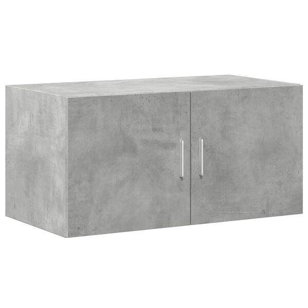 vidaXL Wall Cabinet Concrete Grey 80x42.5x40 cm Engineered Wood
