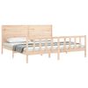 vidaXL Bed Frame without Mattress 200x200 cm Solid Wood Pine