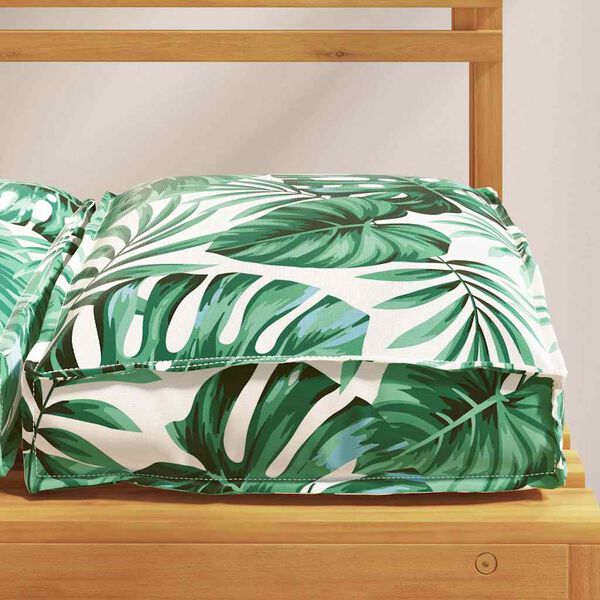 vidaXL Cushion Leaf 4 pcs Leaf Pattern 40 x 40 x 8 cm Oxford Fabric