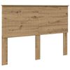 vidaXL Headboard with Headboard Artisan Oak 140 cm Engineered wood