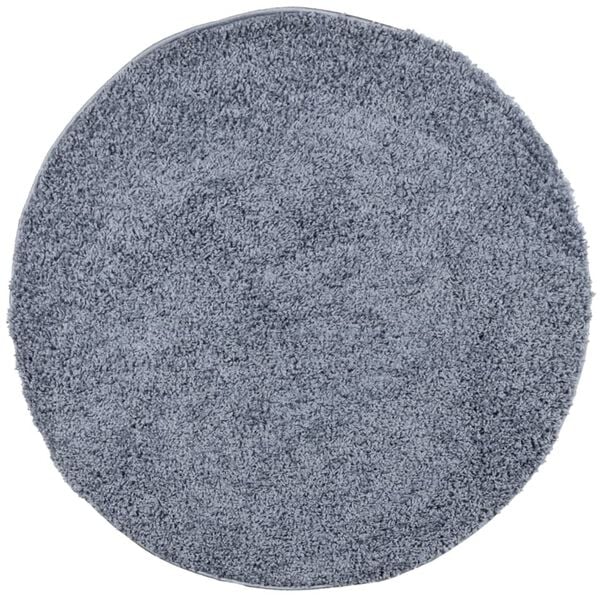 vidaXL Shaggy Rug PAMPLONA High Pile Modern Blue &Oslash; 240 cm