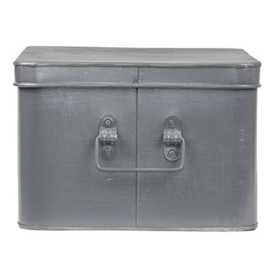 LABEL51 Storage Box Media 35x27x18 cm XL Antique Grey