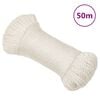 vidaXL Work Rope White 3 mm 50 m Polypropylene