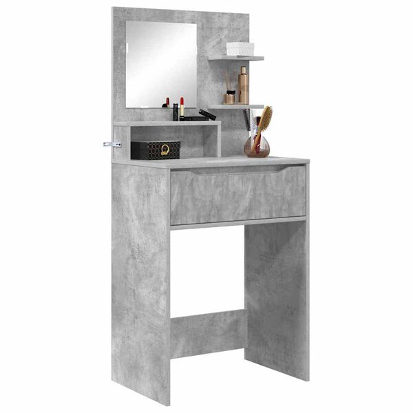 vidaXL Bedroom Dressing Tables Concrete Grey 80 x 39.6 x 135 cm