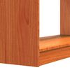 vidaXL Book Cabinet Wax Brown 80 x 30 x 167.5 cm Solid Pine Wood