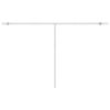 vidaXL Freestanding Manual Retractable Awning 400x350 cm Yellow/White