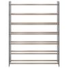 vidaXL Shoe Rack Grey 90x24x117 cm Engineered Wood