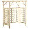 vidaXL Pergola | Green | Impregnated Pinewood | Large | Decorative Inlays