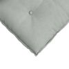 vidaXL Back Pillow Light Grey 50 x 45 cm Corduroy Fabric