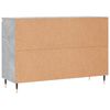 vidaXL Sideboard Concrete Grey 101.5x35x70 cm Engineered Wood