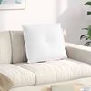 vidaXL Back Pillow White 60 x 19 x 50 cm Fabric