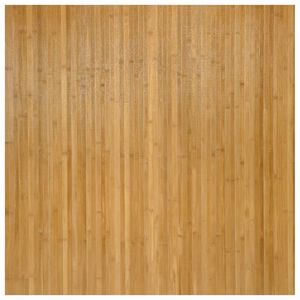 vidaXL Rug Square Nature 100x100 cm Bamboo