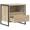 vidaXL Bedside Table Sonoma 50 x 39.5 x 50 cm Engineered Wood