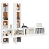 vidaXL Wall-mounted TV Cabinet White Engineered Wood