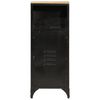 vidaXL Bathroom Cabinet 40x27x90 cm Iron and Solid Wood Mango