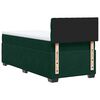 vidaXL Box Spring Bed with Mattress Dark Green 80x200 cm Velvet