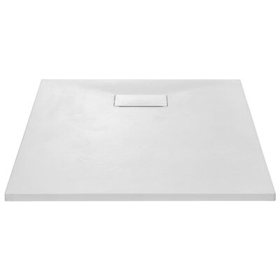 vidaXL Shower Base Tray SMC White 100x80 cm