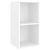 vidaXL 5 Piece TV Cabinet Set White Engineered Wood