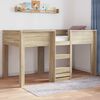 vidaXL Bunk Bed for Kids Sonoma Oak 100 x 200 cm Engineered wood