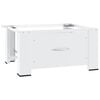 vidaXL Washing machine pedestals White Steel