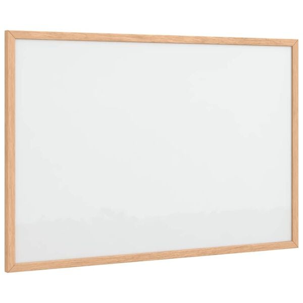 vidaXL Magnetic Whiteboard with Solid Pine Wood Frame 60x40 cm