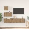 vidaXL TV Cabinet Set Wall-mounted 4 pcs Artisan Oak Engineered Wood