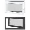 vidaXL Basement Window RISOR 100 x 60 cm PVC and Glass Anthracite