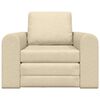 vidaXL Sofa Bed Cream 98 x 71 x 83 cm Velvet