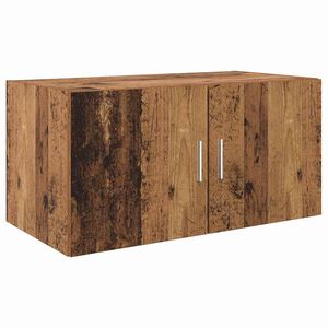 vidaXL Wall Cabinet Old wood 80 x 42.5 x 40 cm Engineered wood