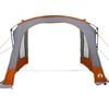 vidaXL Caravan Tent 3-Person Grey and Orange 252 x 245 x 245 cm