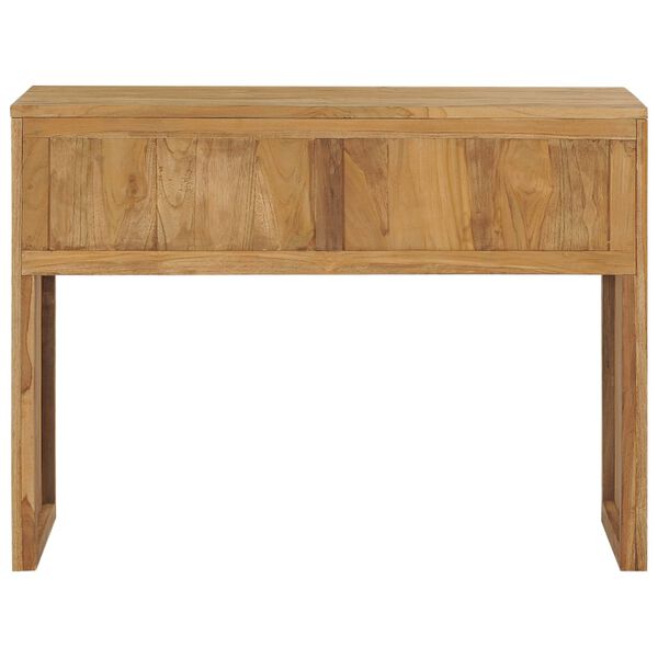 vidaXL Console Table 100x35x75 cm Solid Teak Wood