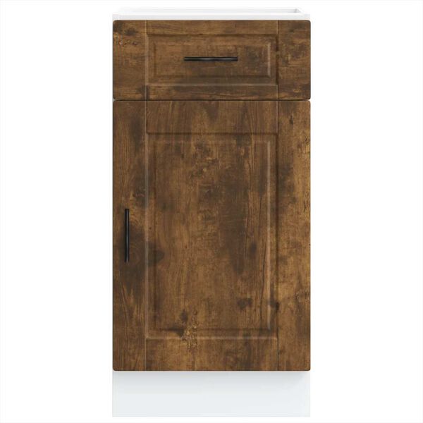 vidaXL Kitchen Base Cabinet&nbsp;Porto Smoked Oak Engineered Wood