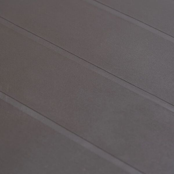 vidaXL Garden Table Brown 220x90x72 cm Plastic Rattan Look