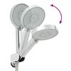 vidaXL Shower Head Set Chrome G 1 / 2 inches